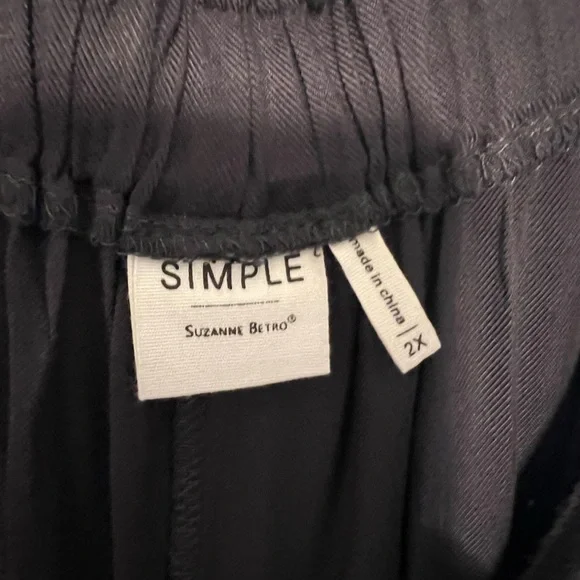 Suzanne Betro Charcoal Sleeveless Jumpsuit - Picture 2 of 5